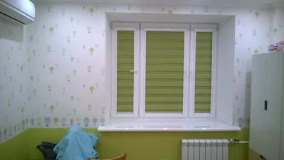 Кассетные рулонные шторы Зебра UNI-2 (Integra box duo)